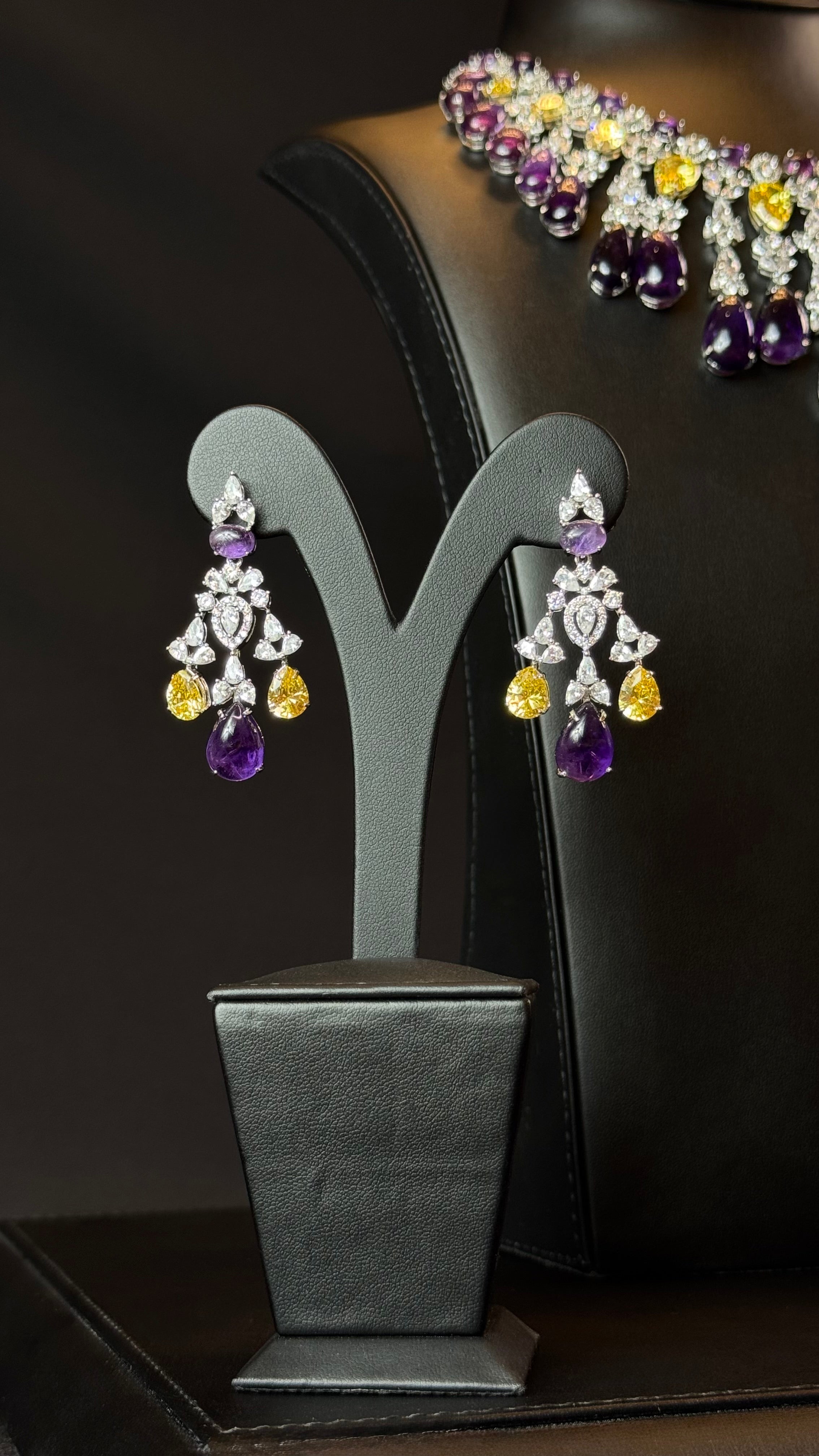 DEIRA | PURPLE & YELLOW