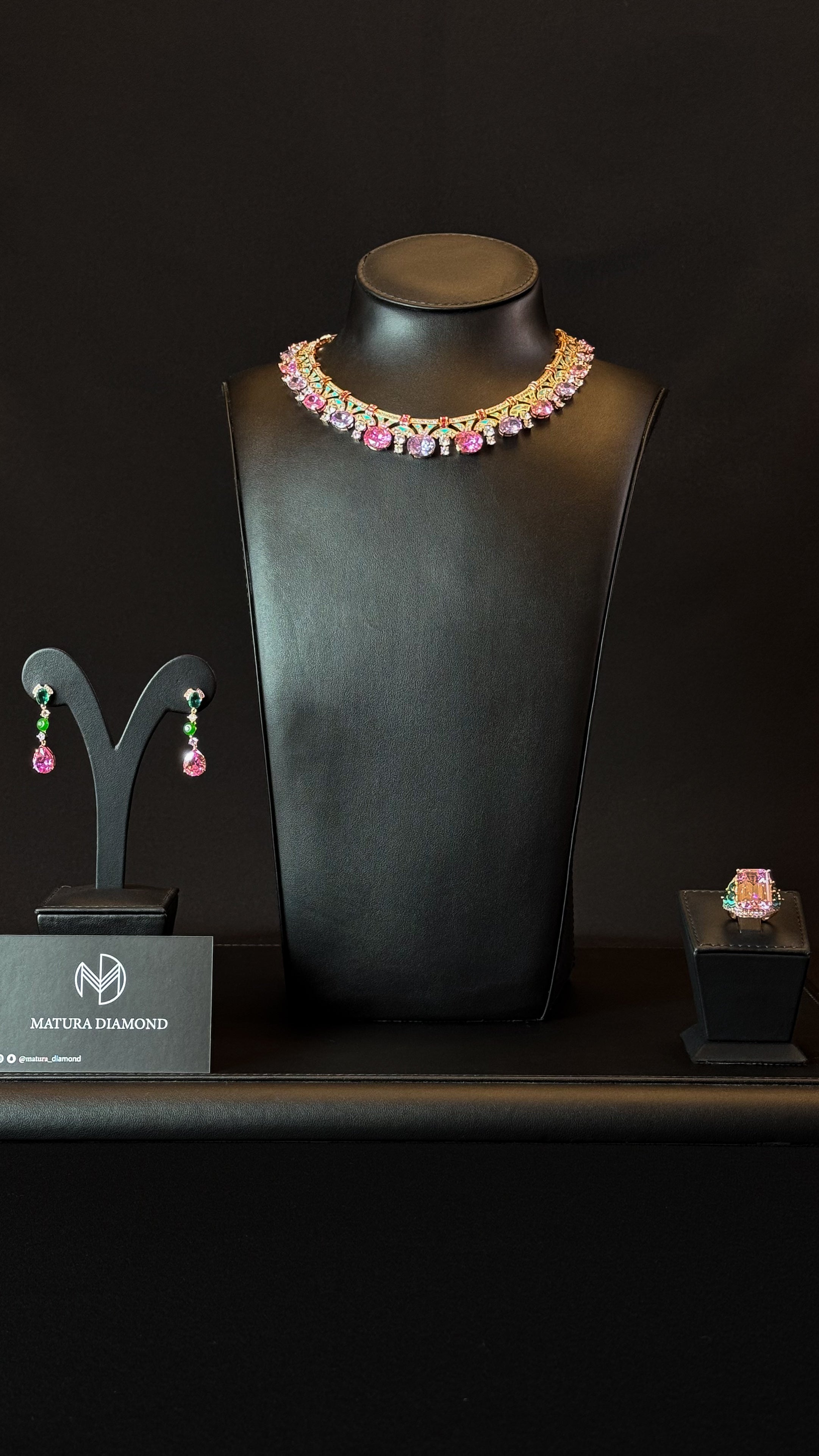 Y WITH RING | PINK & R GOLDEN