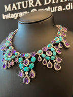 JAWHARA | PURPLE & TURQUOISE