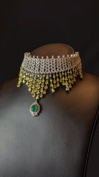 CHOKER QARAYEN | YELLOW & GREEN