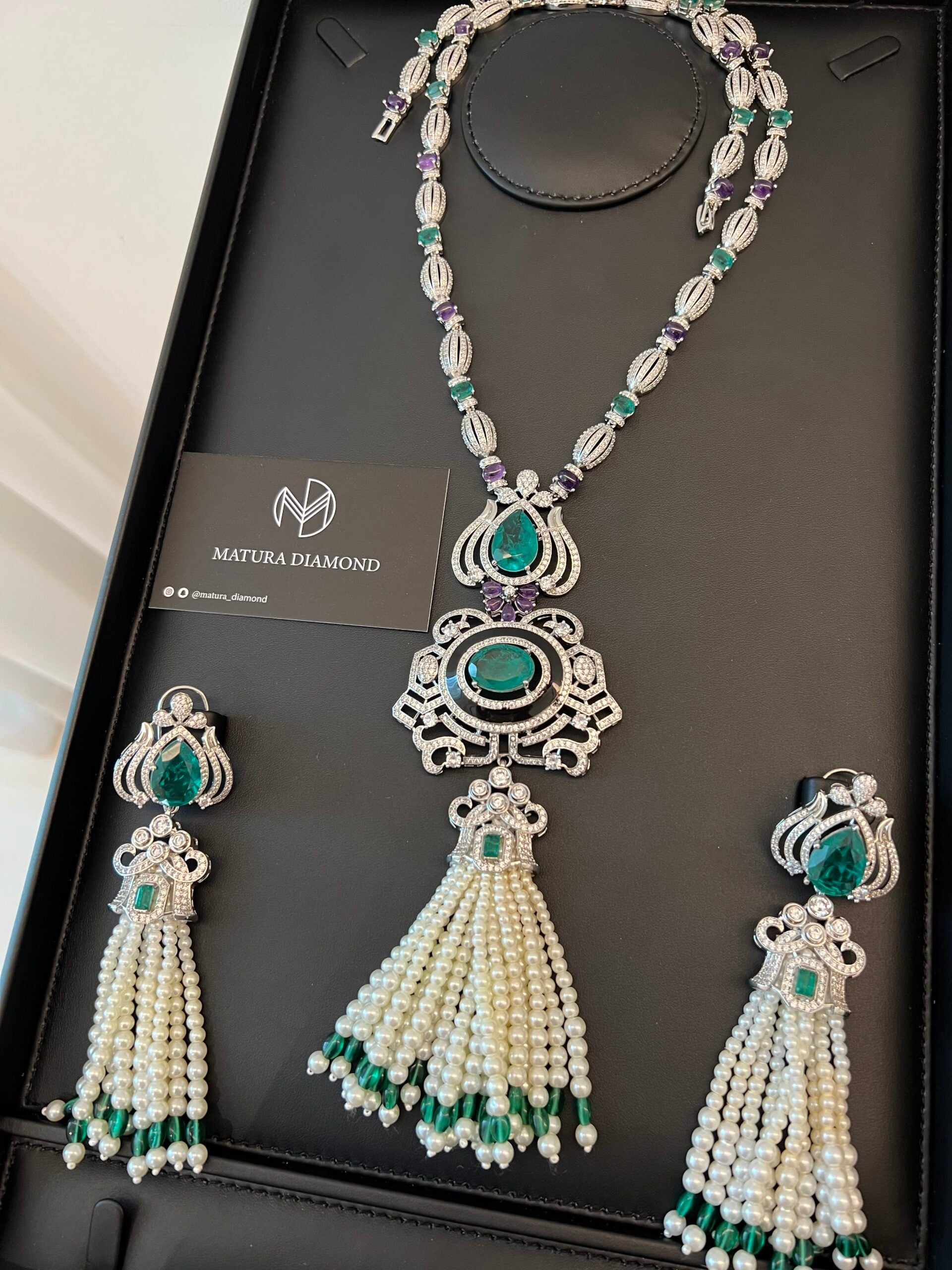 SABHA | PURPLE & GREEN