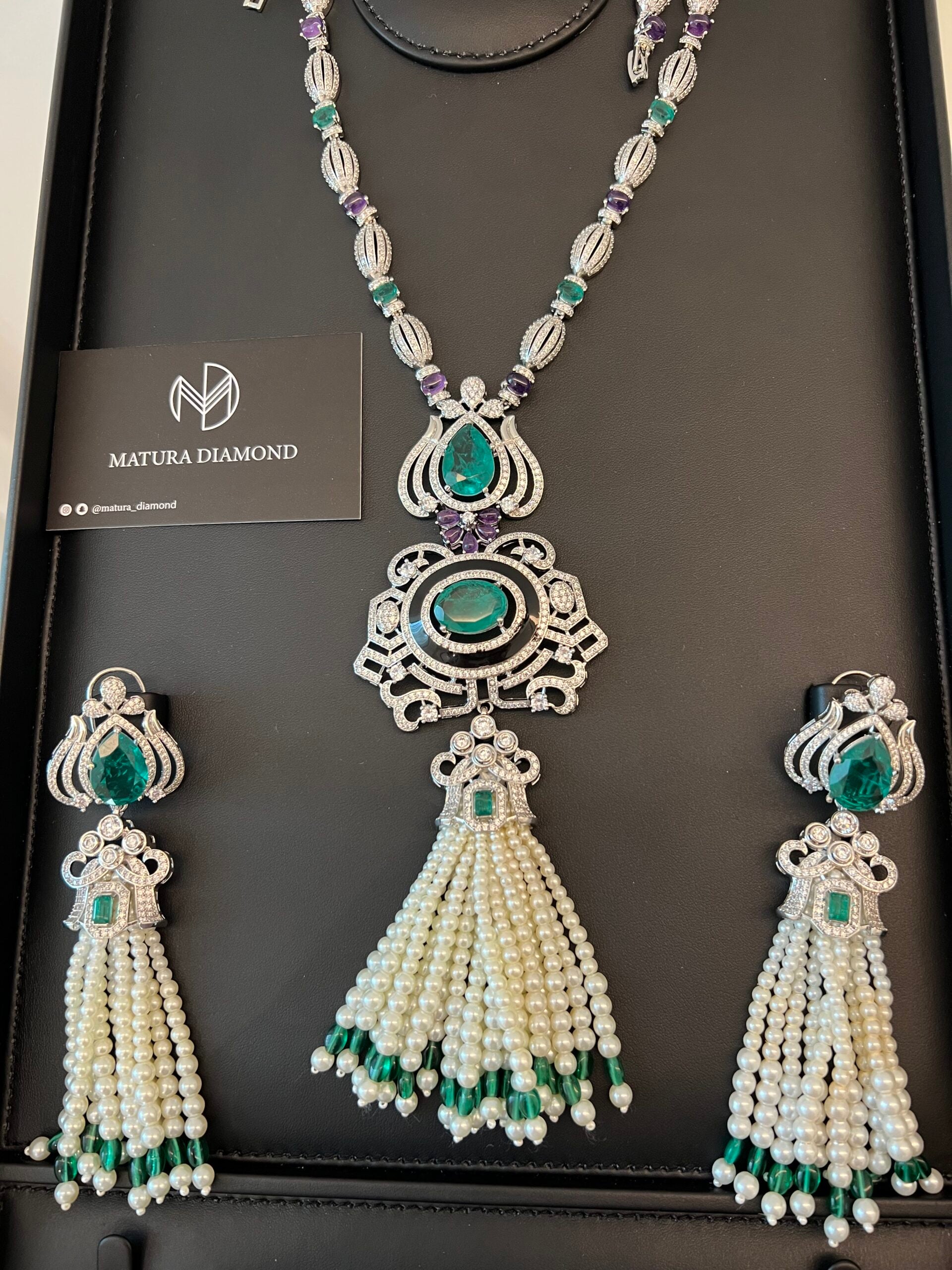 SABHA | PURPLE & GREEN