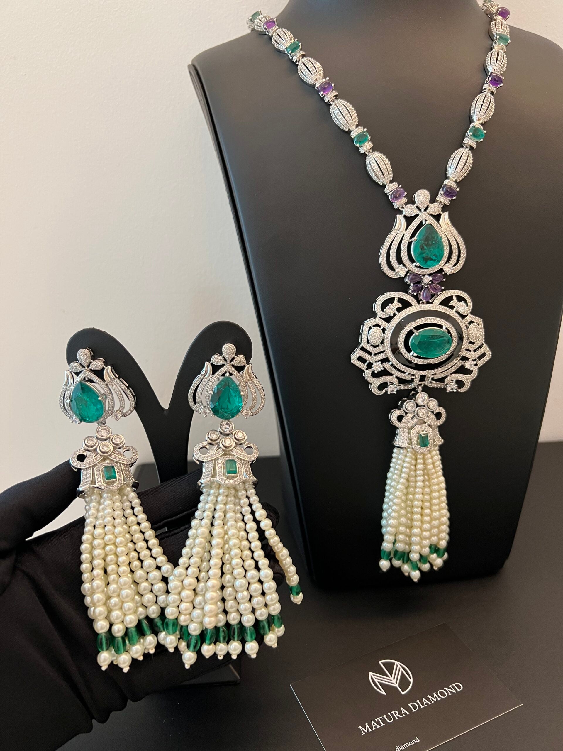 SABHA | PURPLE & GREEN