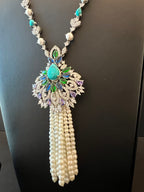 AL HOSN | PEARLS & TURQUOISE & PURPLE