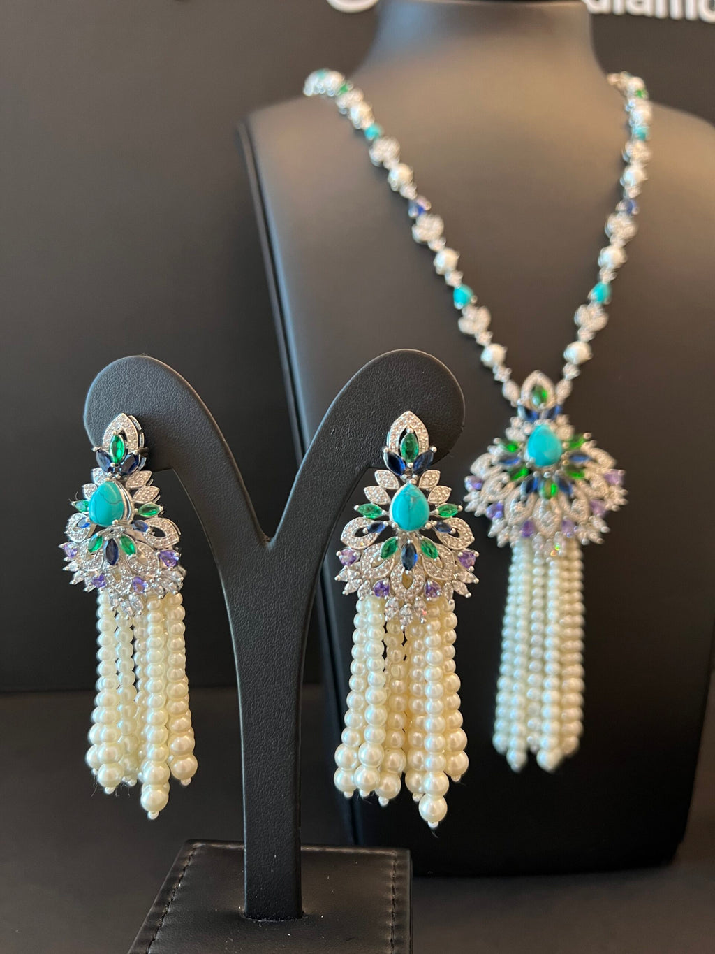 AL HOSN | PEARLS & TURQUOISE & PURPLE