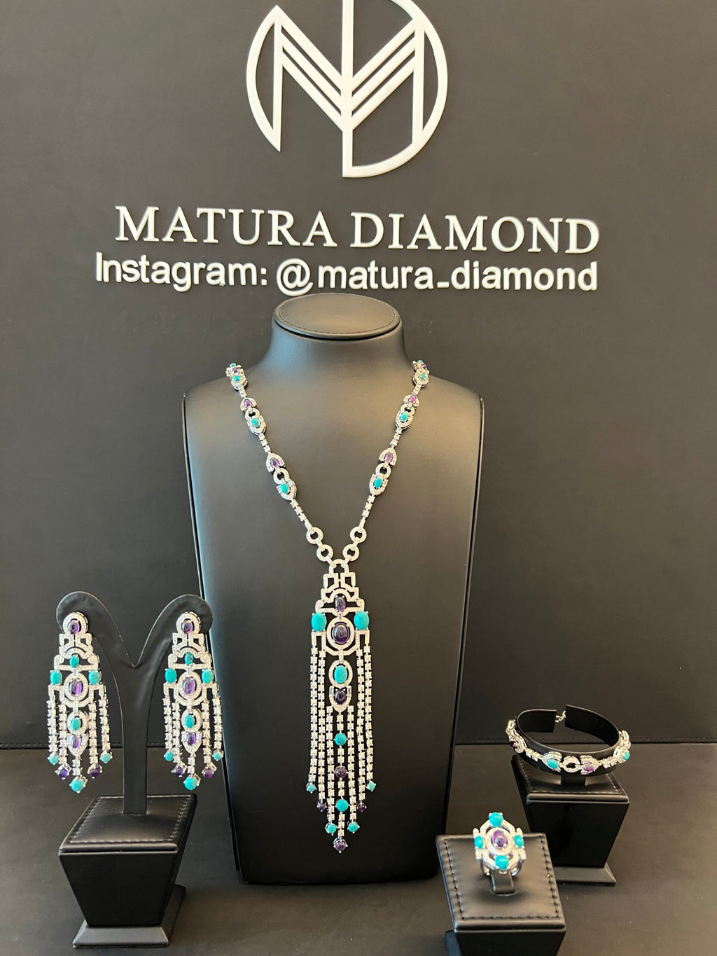 DALMA | PURPLE & TURQUOISE