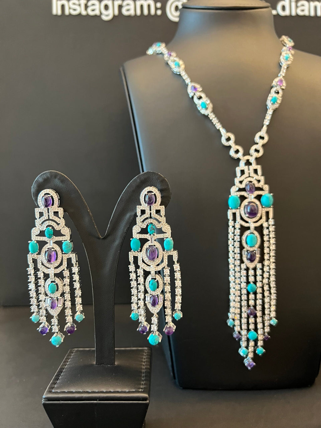 DALMA | PURPLE & TURQUOISE