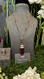 QATARA | RED & SILVER & PEARLS